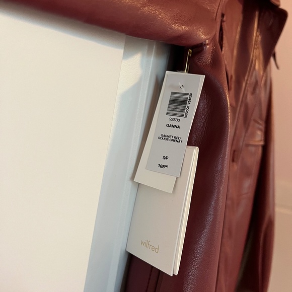 Wilfred The Ganna™ Shirt Jacket - Vegan Leather (Small) - Picture 4 of 8